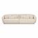 Misty Cream Boucle Modular 4-Seater Sofa by TOV Furniture