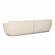 Misty Cream Boucle Modular 4-Seater Sofa by TOV Furniture