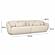 Misty Cream Boucle Modular 4-Seater Sofa by TOV Furniture