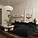 Calliope Black Vegan Shearling 4-piece Modular Sectional by TOV Furniture