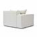 Mindy Cream Chenille Basketweave LAF Corner Chair by TOV Furniture