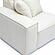 Mindy Cream Chenille Basketweave LAF Corner Chair by TOV Furniture