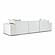 Mindy Cream Chenille Basketweave Modular Sofa by TOV Furniture
