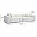 Mindy Cream Chenille Basketweave Modular Sofa by TOV Furniture