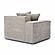 Mindy Taupe Chenille Basketweave LAF Corner Chair by TOV Furniture