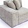 Mindy Taupe Chenille Basketweave LAF Corner Chair by TOV Furniture