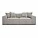 Mindy Taupe Chenille Basketweave Modular Loveseat by TOV Furniture