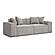 Mindy Taupe Chenille Basketweave Modular Loveseat by TOV Furniture