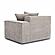 Mindy Taupe Chenille Basketweave RAF Corner Chair by TOV Furniture