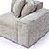 Mindy Taupe Chenille Basketweave RAF Corner Chair by TOV Furniture