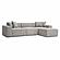 Mindy Taupe Chenille Basketweave Modular Sectional by TOV Furniture