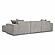 Mindy Taupe Chenille Basketweave Modular Sectional by TOV Furniture
