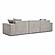 Mindy Taupe Chenille Basketweave Modular Sofa by TOV Furniture