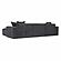 Mindy Charcoal Chenille Basketweave Modular Sectional by TOV Furniture