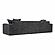 Mindy Charcoal Chenille Basketweave Modular Sofa by TOV Furniture