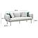 Katti Light Grey Outdoor Sofa by TOV Furniture