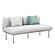 Katti Light Grey Outdoor Loveseat by TOV Furniture