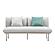 Katti Light Grey Outdoor Loveseat by TOV Furniture