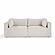 Hangover Cream Outdoor Modular Loveseat by TOV Furniture