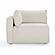 Hangover Cream Modular Outdoor Corner Chair by TOV Furniture