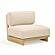 Reavan Cream Outdoor Lounge Chair by TOV Furniture