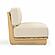 Reavan Cream Outdoor Lounge Chair by TOV Furniture