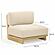 Reavan Cream Outdoor Lounge Chair by TOV Furniture