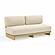 Reavan Cream Outdoor Lounge Sofa by TOV Furniture