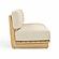 Reavan Cream Outdoor Lounge Sofa by TOV Furniture
