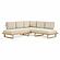Evan Cream Outdoor L-Sectional by TOV Furniture