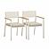 Sardinia Cream Outdoor Dining Chair - Set of 2 by TOV Furniture