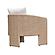 Alexa Cream Outdoor Armchair by TOV Furniture