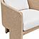 Alexa Cream Outdoor Armchair by TOV Furniture