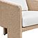 Alexa Cream Outdoor Armchair by TOV Furniture