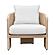 Alexa Cream Outdoor Armchair by TOV Furniture