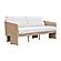 Alexa Cream Outdoor Sofa by TOV Furniture