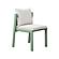 Nancy Mint Green & Cream Outdoor Dining Chair by TOV Furniture