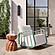 Violette Mint Green & Cream Outdoor Rocking Chair by TOV Furniture