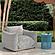 Rafa Blue Outdoor Side Table by TOV Furniture