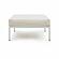 Dunes Cream Outdoor Ottoman by TOV Furniture