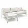 Dunes Cream Outdoor Sectional - LAF by TOV Furniture