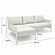 Dunes Cream Outdoor Sectional - LAF by TOV Furniture