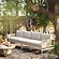 Dunes Cream Outdoor 110 inch Sofa by TOV Furniture
