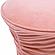 Bounce Rose Pink Ruched Velvet Adjustable Ottoman by TOV Furniture