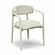 Annika Cream Textured Outdoor Dining Arm Chair by TOV Furniture