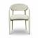 Annika Cream Textured Outdoor Dining Arm Chair by TOV Furniture