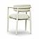 Annika Cream Textured Outdoor Dining Arm Chair by TOV Furniture