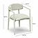 Annika Cream Textured Outdoor Dining Arm Chair by TOV Furniture