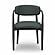 Annika Black Textured Outdoor Dining Arm Chair by TOV Furniture