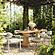 Annika Cream Textured Outdoor Dining Side Chair by TOV Furniture
